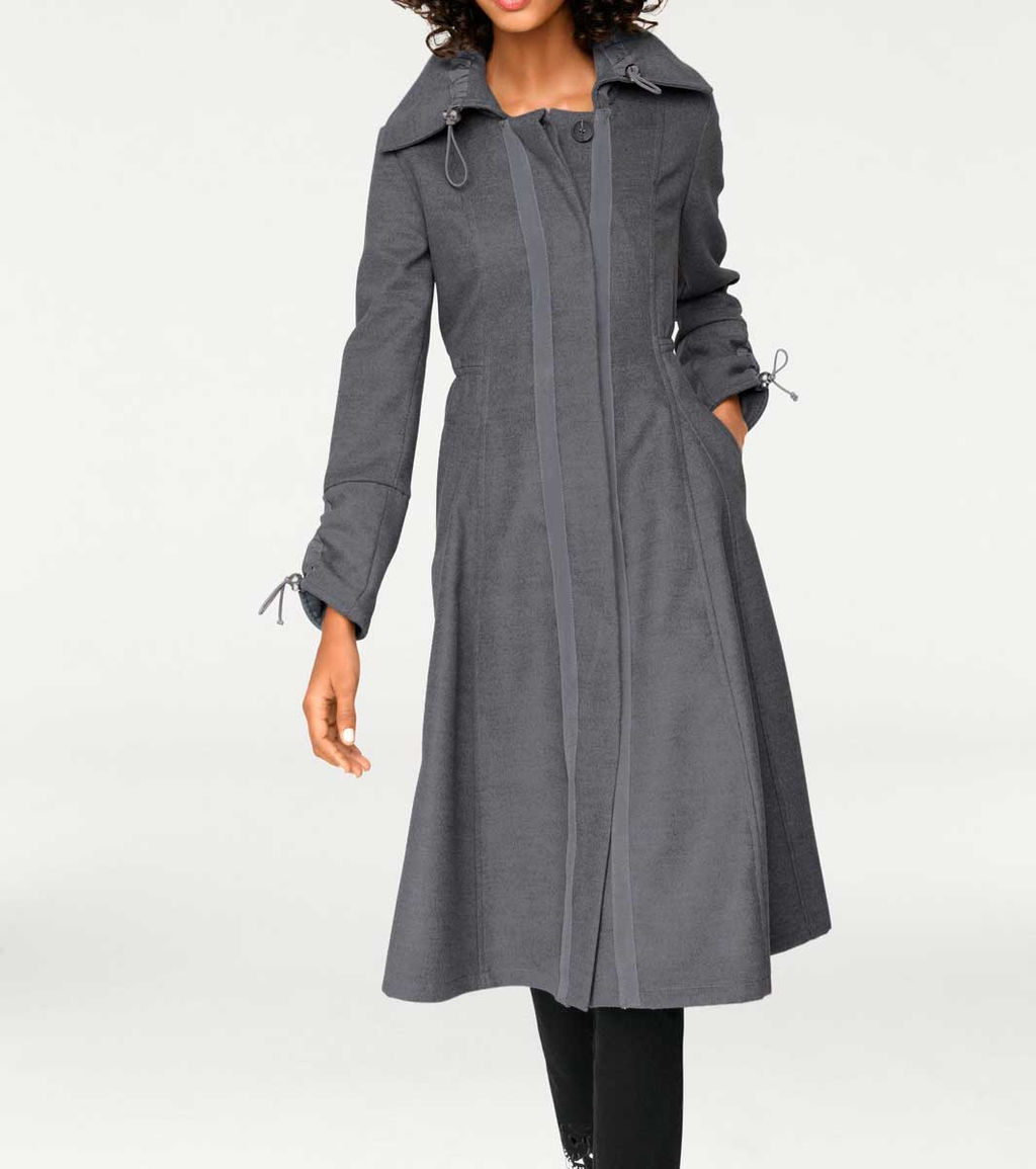 Пальто, светло-серое - Linea tesini фото 13