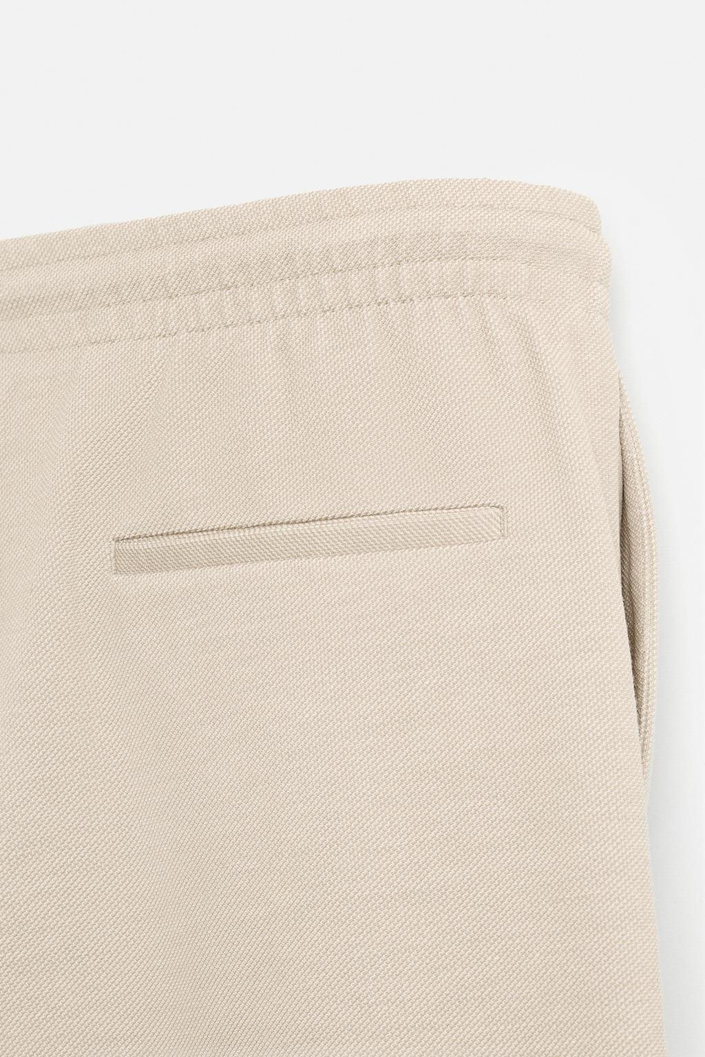 EASY CARE JOGGER WAIST TROUSERS - Zara фото 9