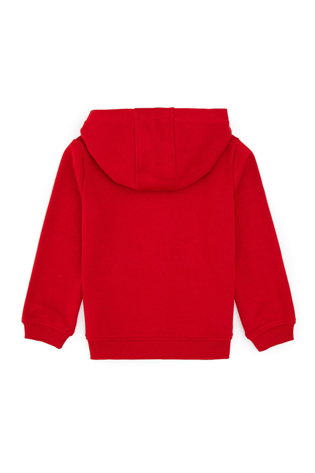 Erkek _ocuk K_rm_z_ Fermuarl_ Kap__onlu Sweatshirt - U.s. polo assn фото 2