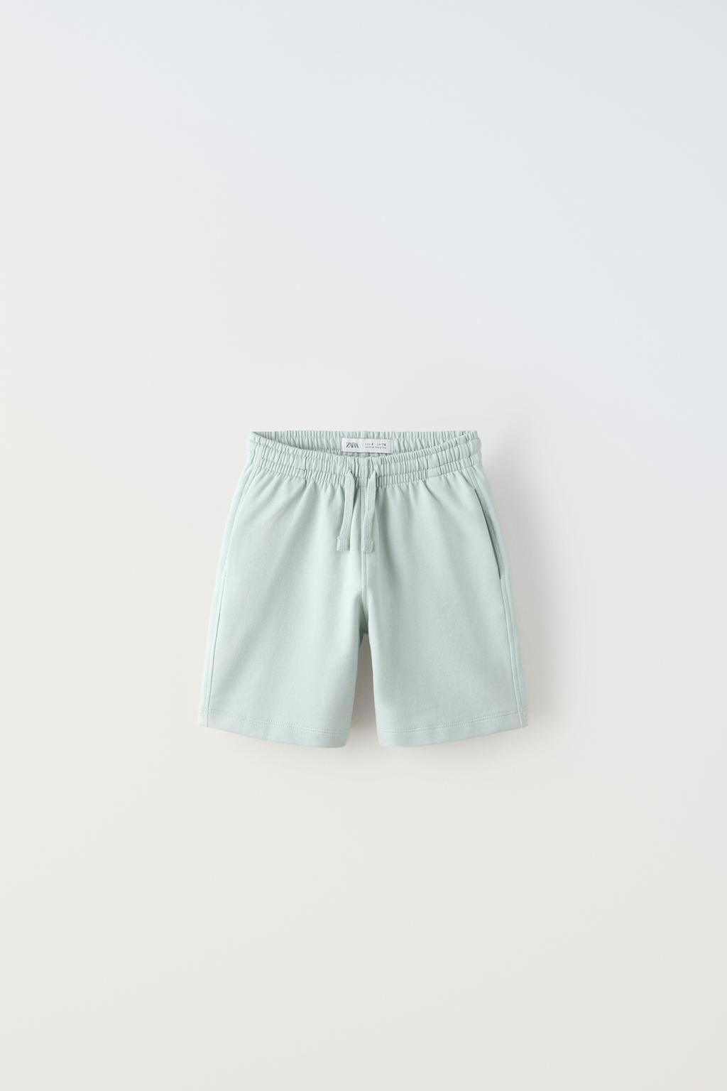 PAMUKLU ISLEMELI T-SHIRT VE BERMUDA SORT TAKIMI - Zara фото 8