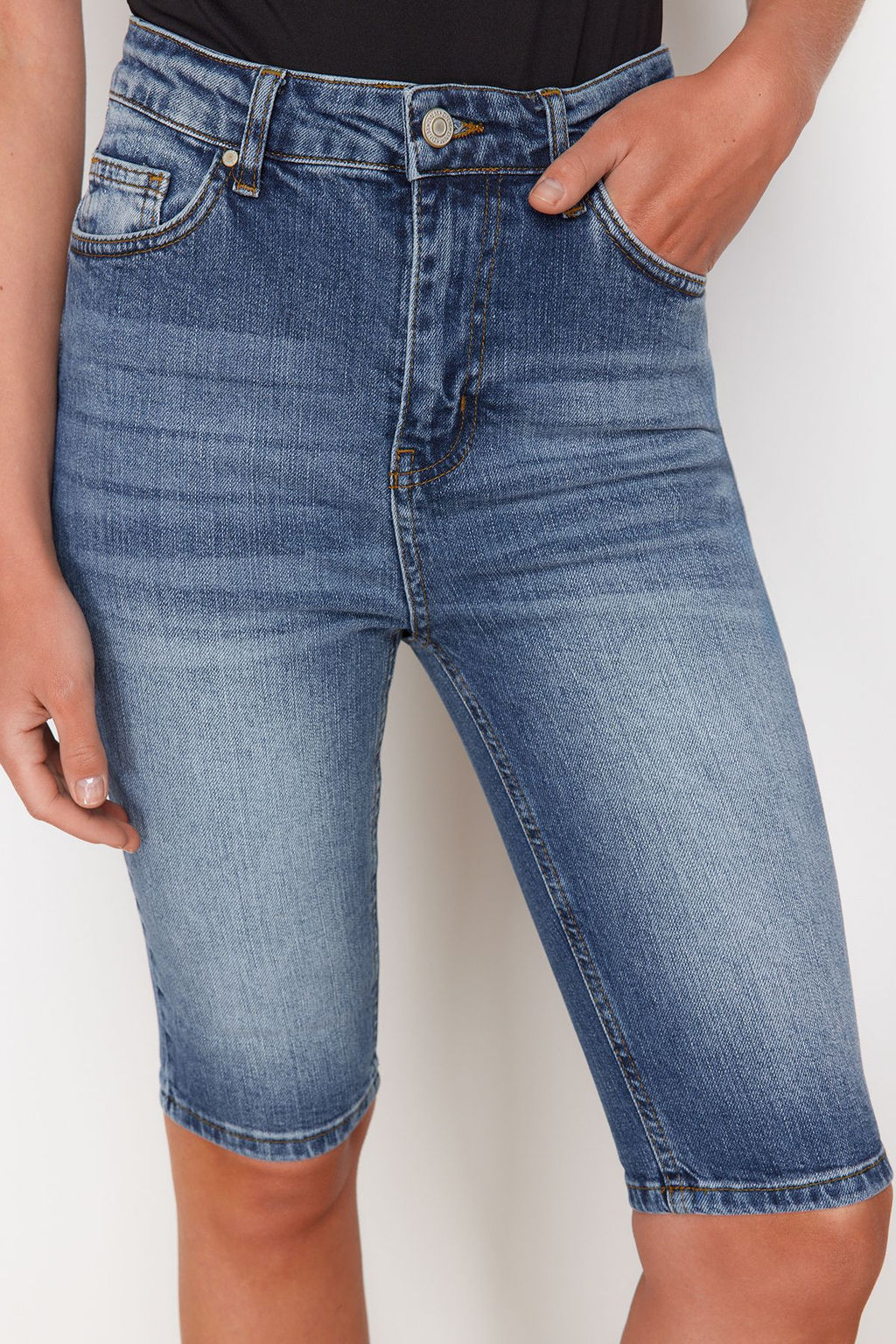 Mavi Denim Kapri TWOSS24SR00114 - Trendyolmilla фото 4