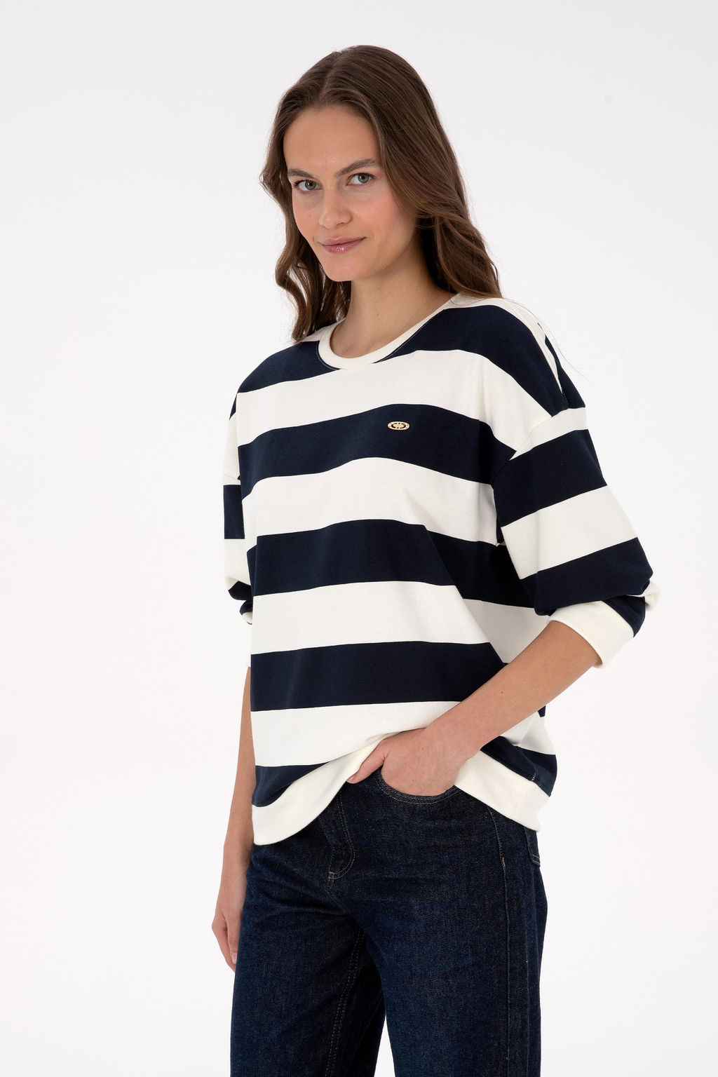 Kad_n Lacivert Sweatshirt - U.s. polo assn фото 3