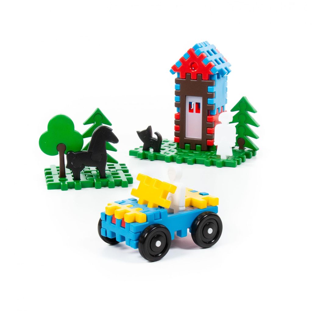 Конструктор Семья (235 элементов) (в мешке) - Полесье фото 3