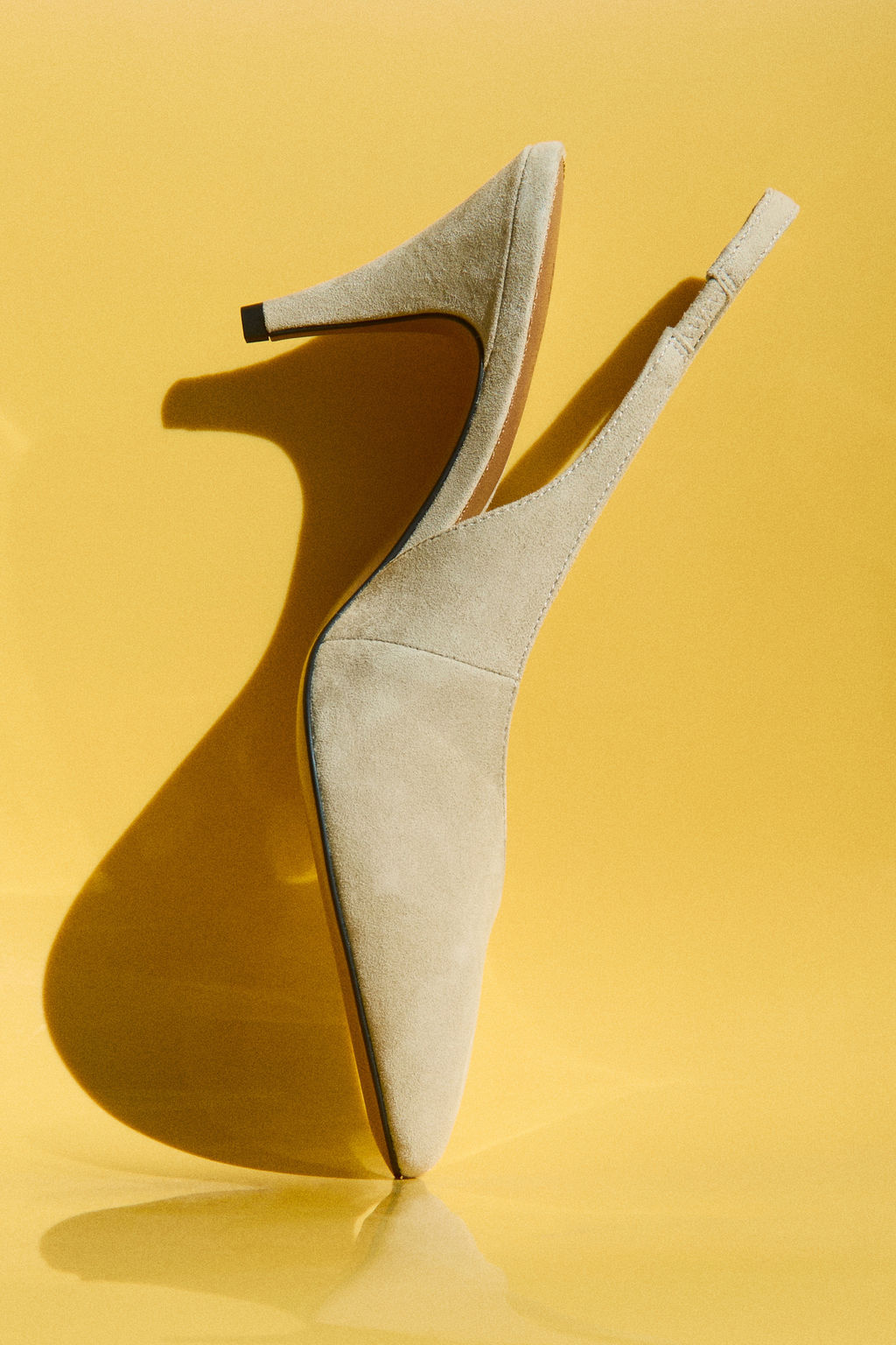 Stiletto-heeled suede slingbacks - H&m фото 2