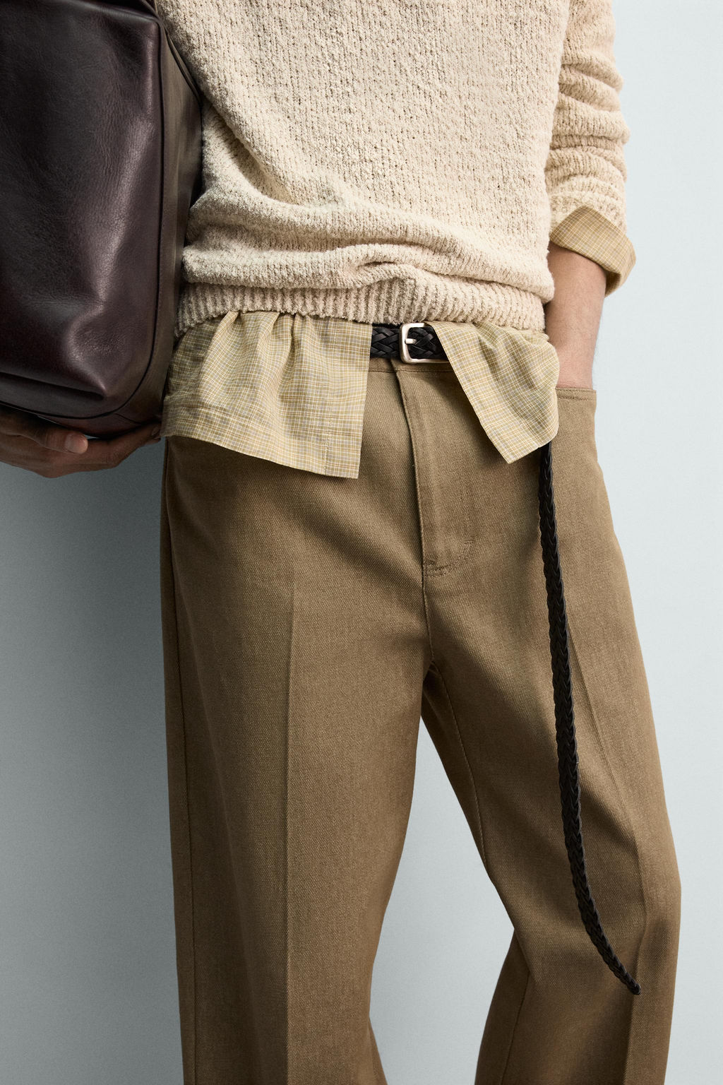 LIMITED EDITION STRAIGHT-LEG TROUSERS - Zara фото 5