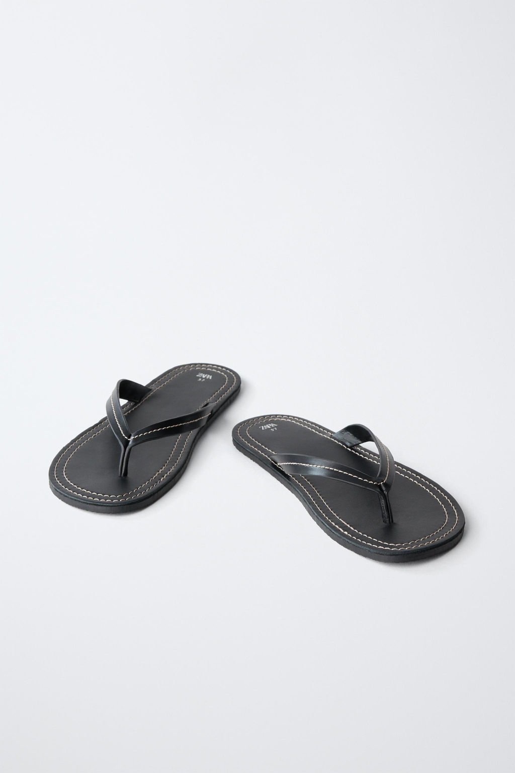 SANDALIA PIEL / Negro - Zara фото 3