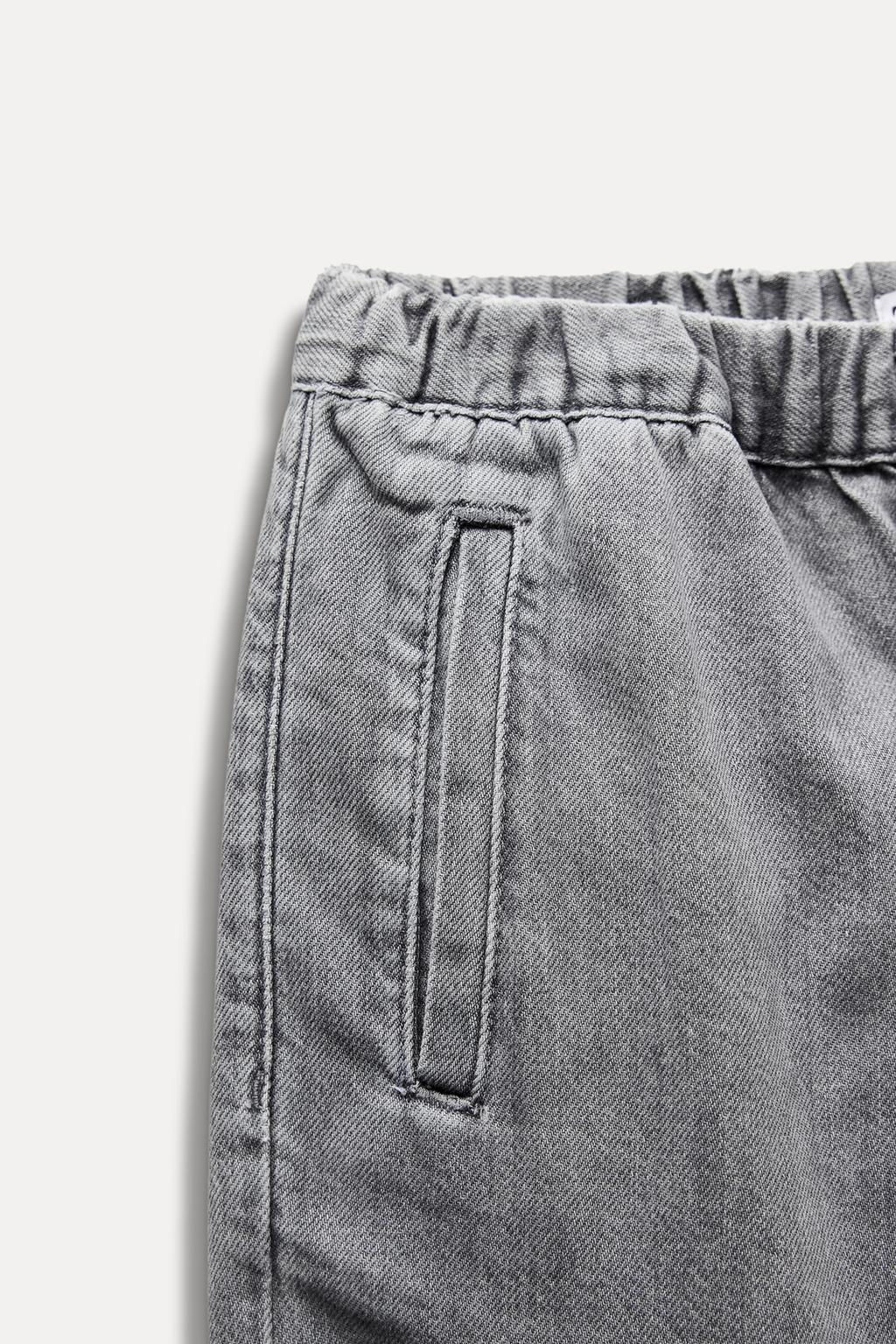 Z1975 HIGH-WAIST WIDE-LEG JOGGER JEANS - Zara фото 28