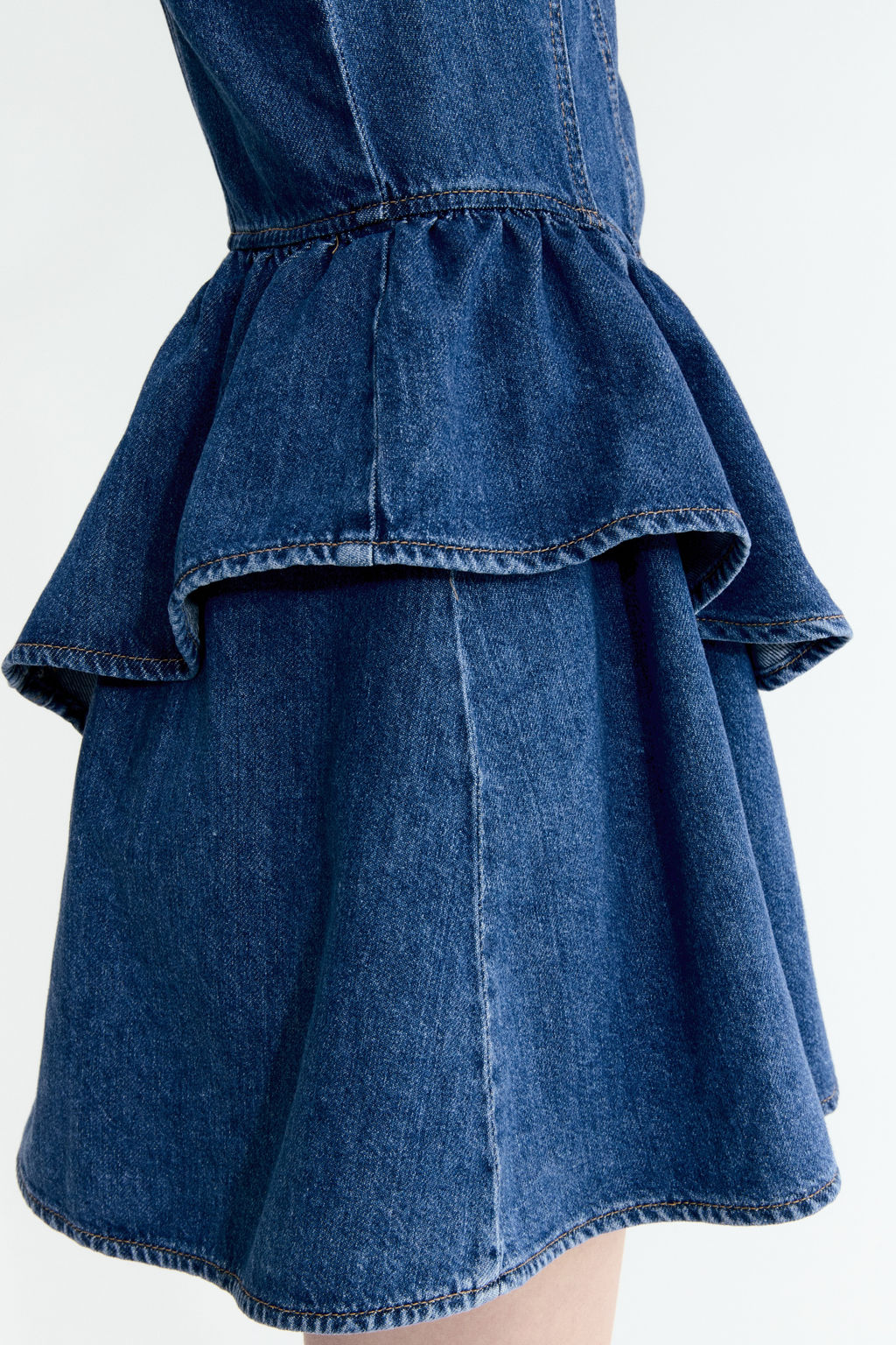 Vestido denim con falda acampanada - H&m фото 5