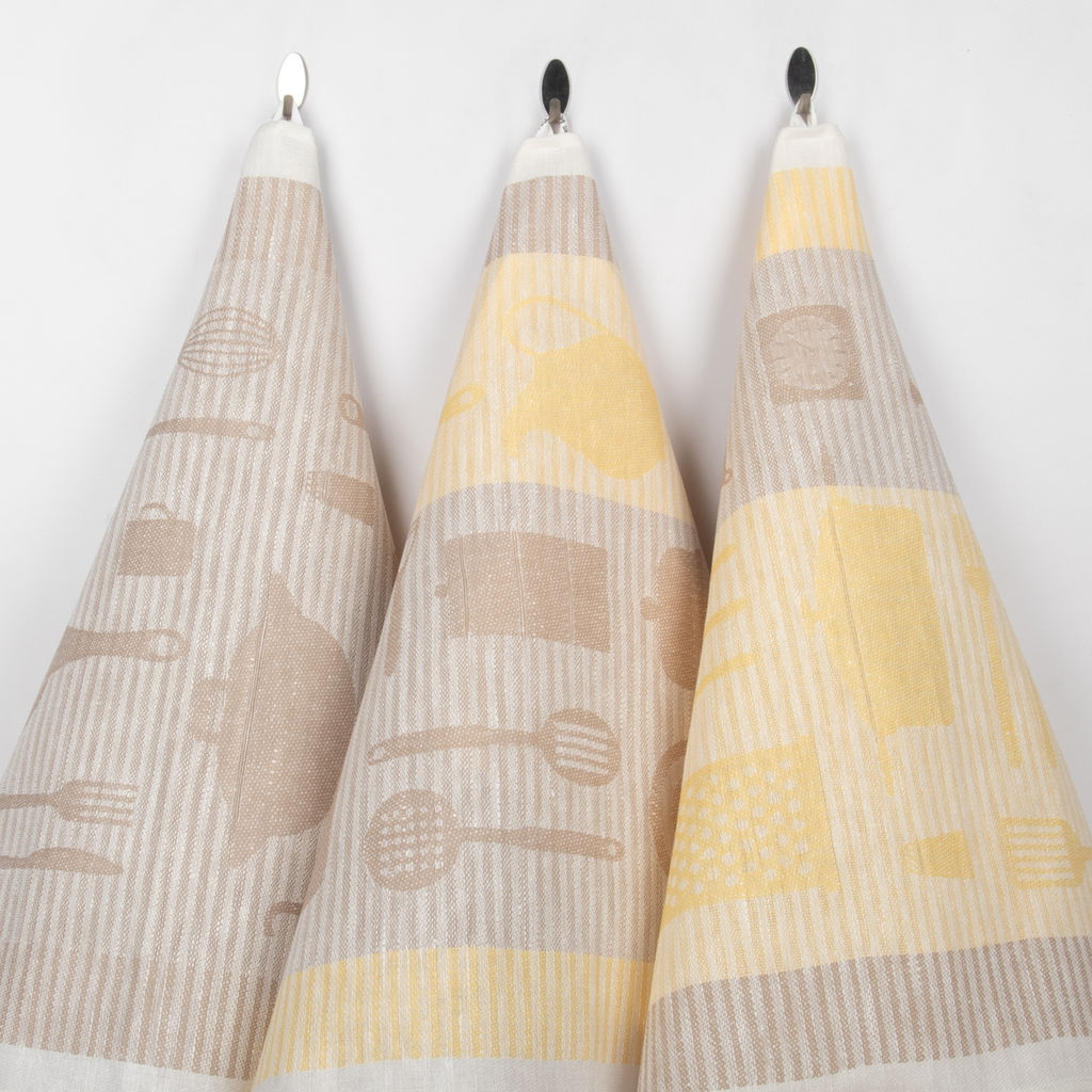 25С82-ШР/фкор. Комплект полотенец из 3 шт 48*70 "Домашняя кухня-3" цв. 2 рис. 439