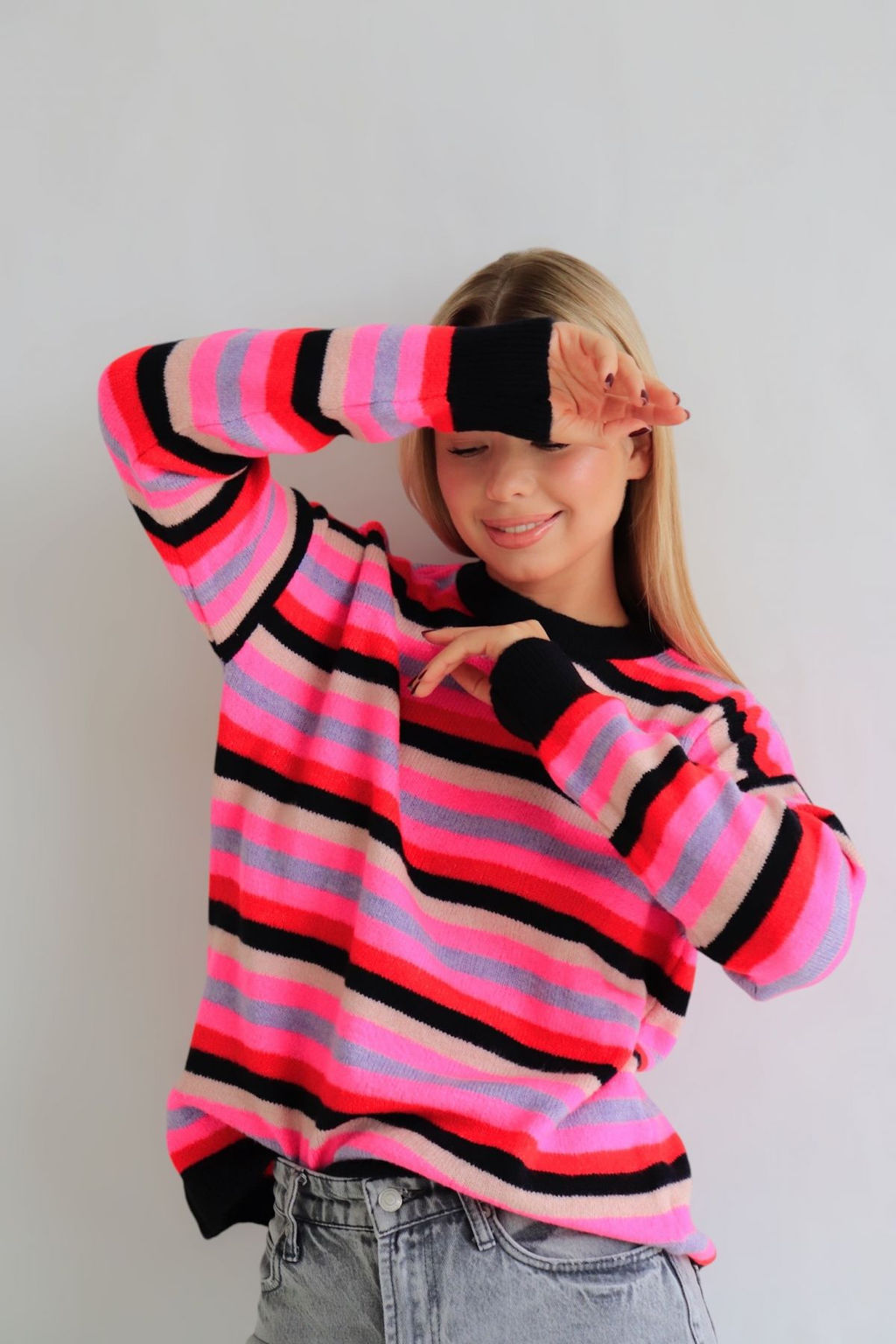 10608 Джемпер разноцветный в полоску - Martichelli фото 12