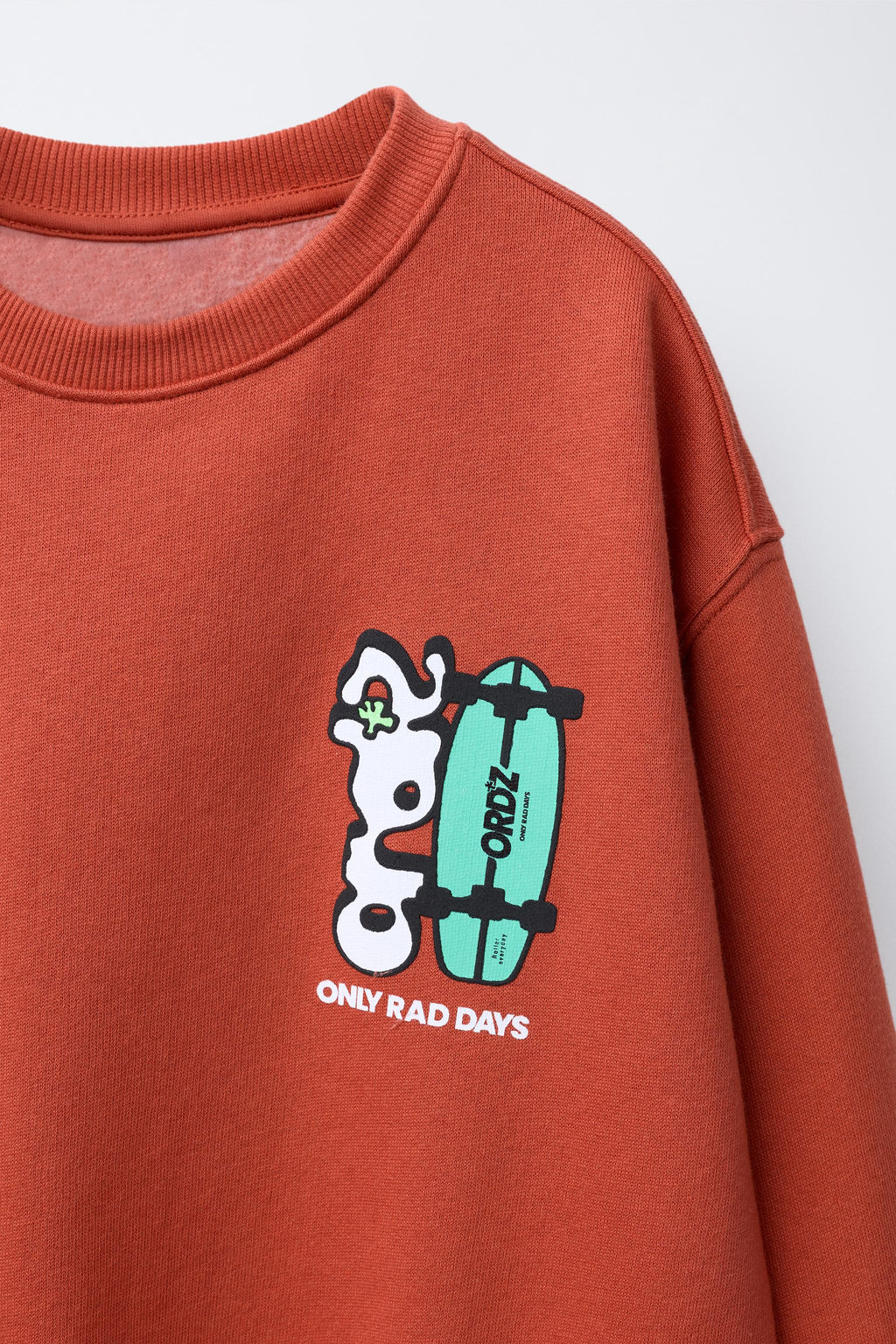 RAISED PRINT SWEATSHIRT - Zara фото 3