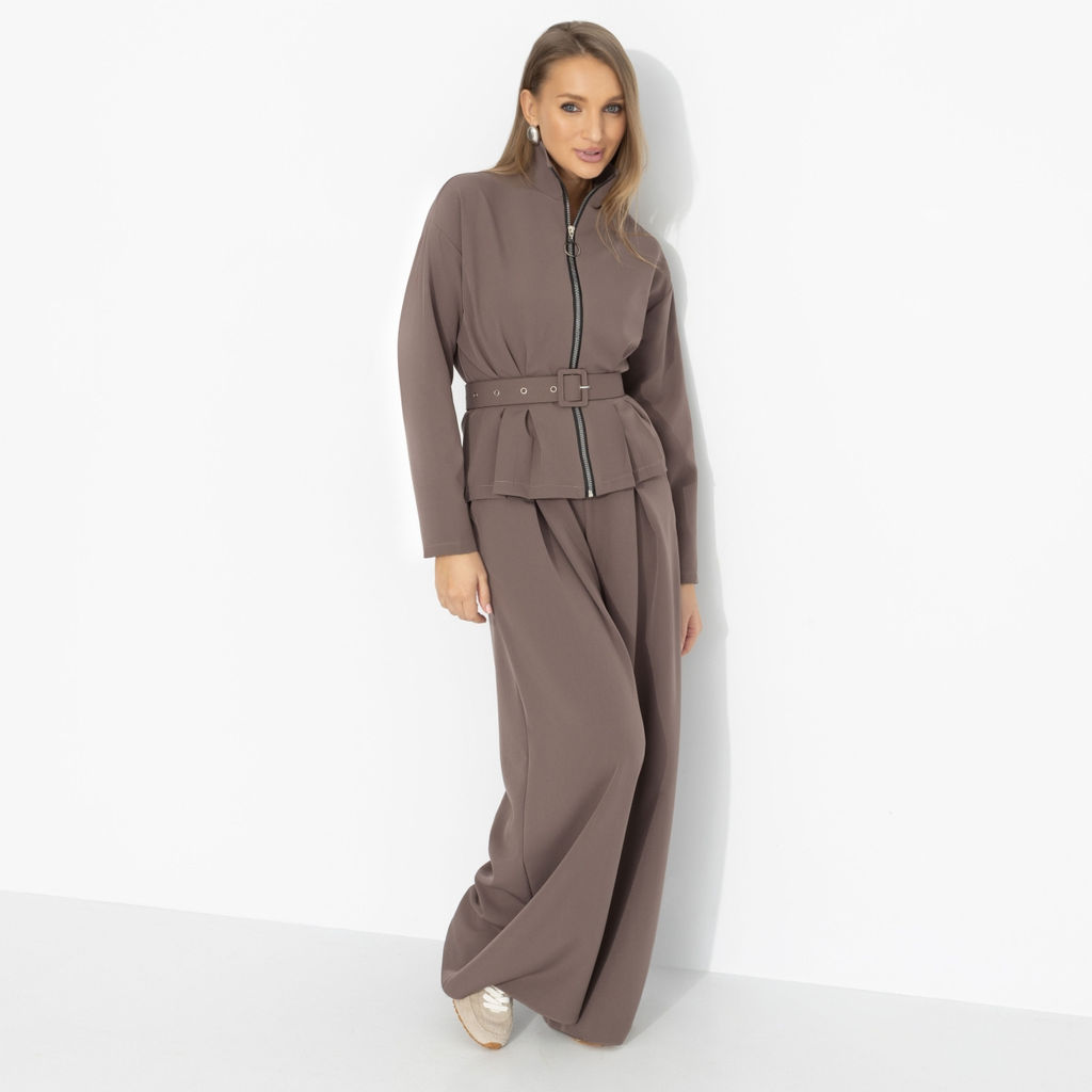 Брючный костюм комфортный, Так выглядит уверенность (2 в 1, с поясом) - Charutti фото 7