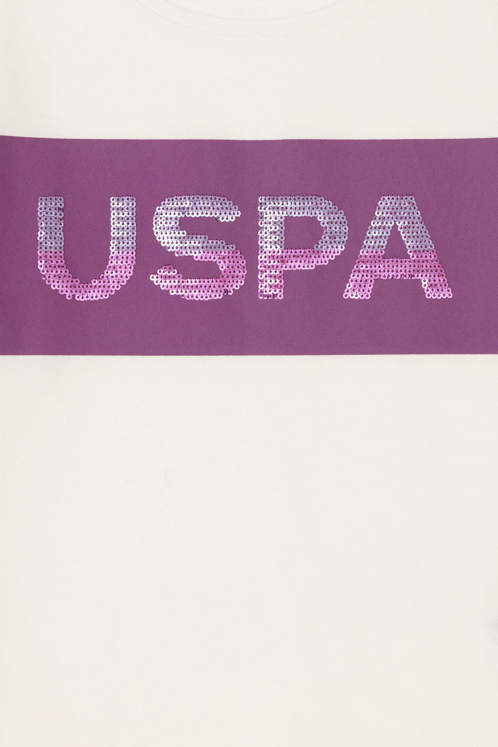 Футболка U.S. Polo Assn для девочек экрю хлопок  фото 18