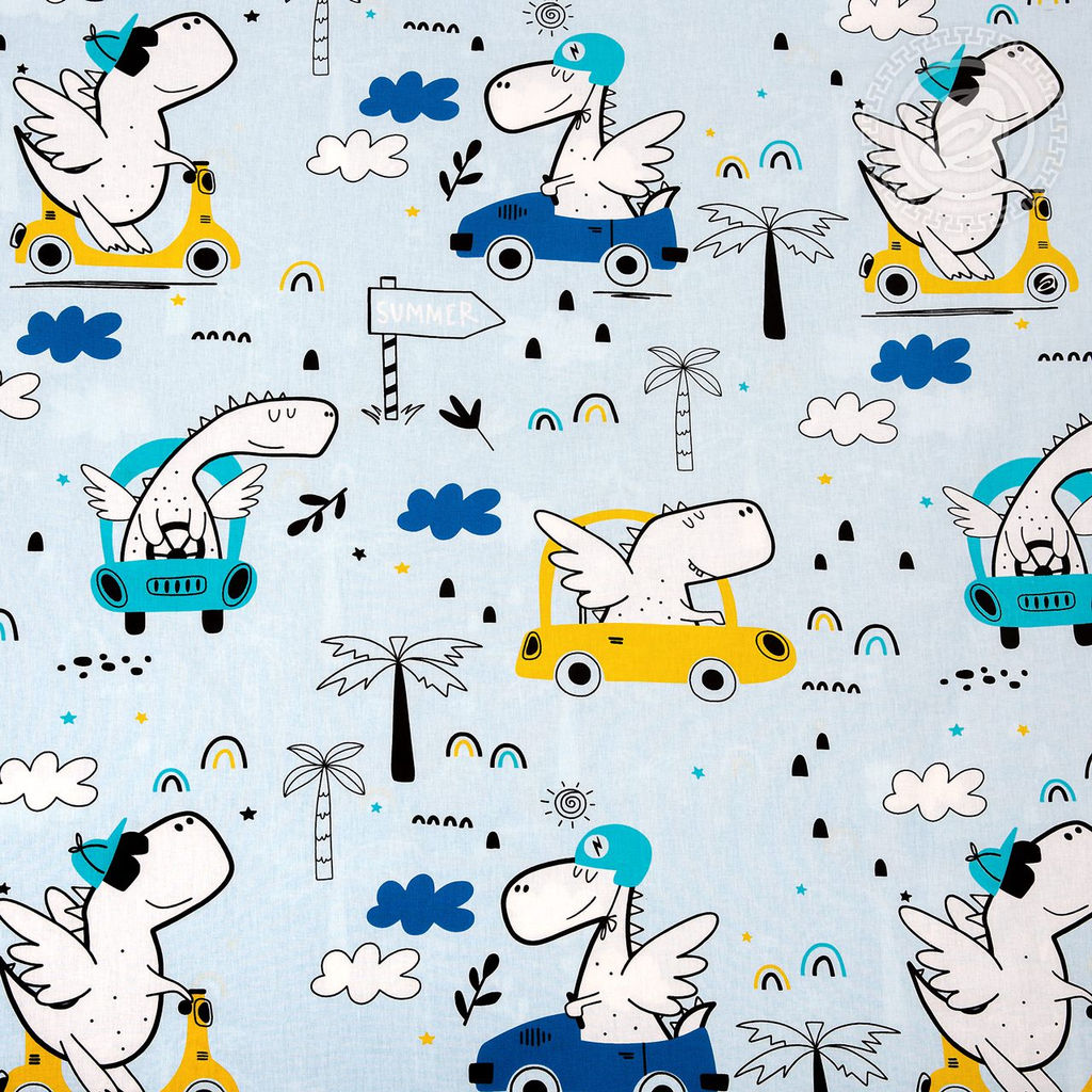 Постельное белье Движ (поплин детский) 1,5 сп./Пододеяльник: 1 шт. - 215*145; Простыня: 1 шт. - 214*150; Наволочка: 2 шт. - 70*70; Поплин детский