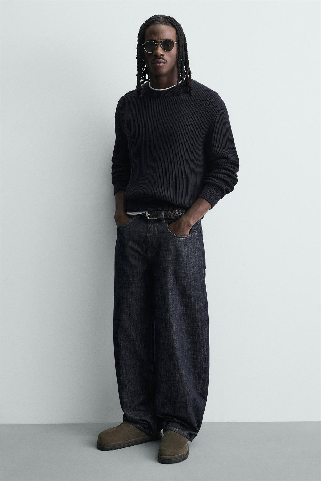 ZUECO PIEL VOLUMEN / Verde