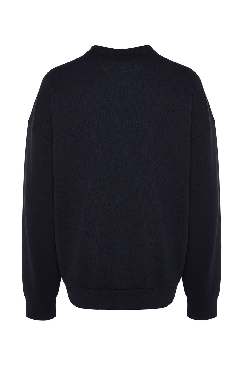 TRENDYOL MAN Lacivert Bisiklet Yaka Oversize/Genis Kesim Yumusak F?rcal? Selanik Sweatshirt TMNAW24SW00057 - Trendyolmilla фото 16