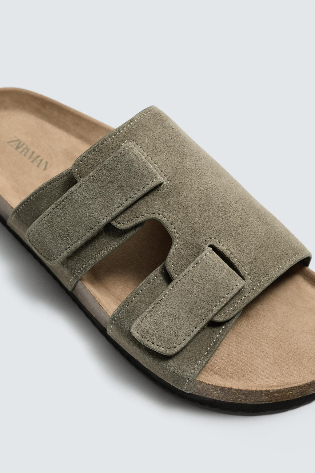 SANDALIA PIEL TIRAS / Verde - Zara фото 6