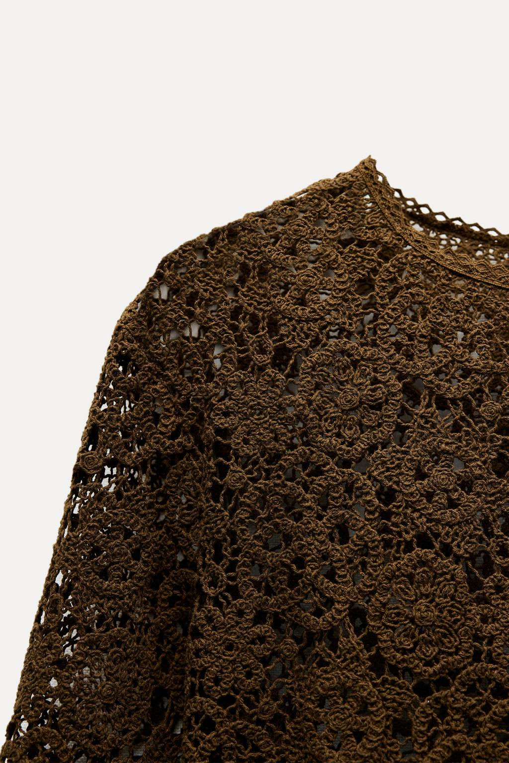 CROCHET TOP - Zara фото 7