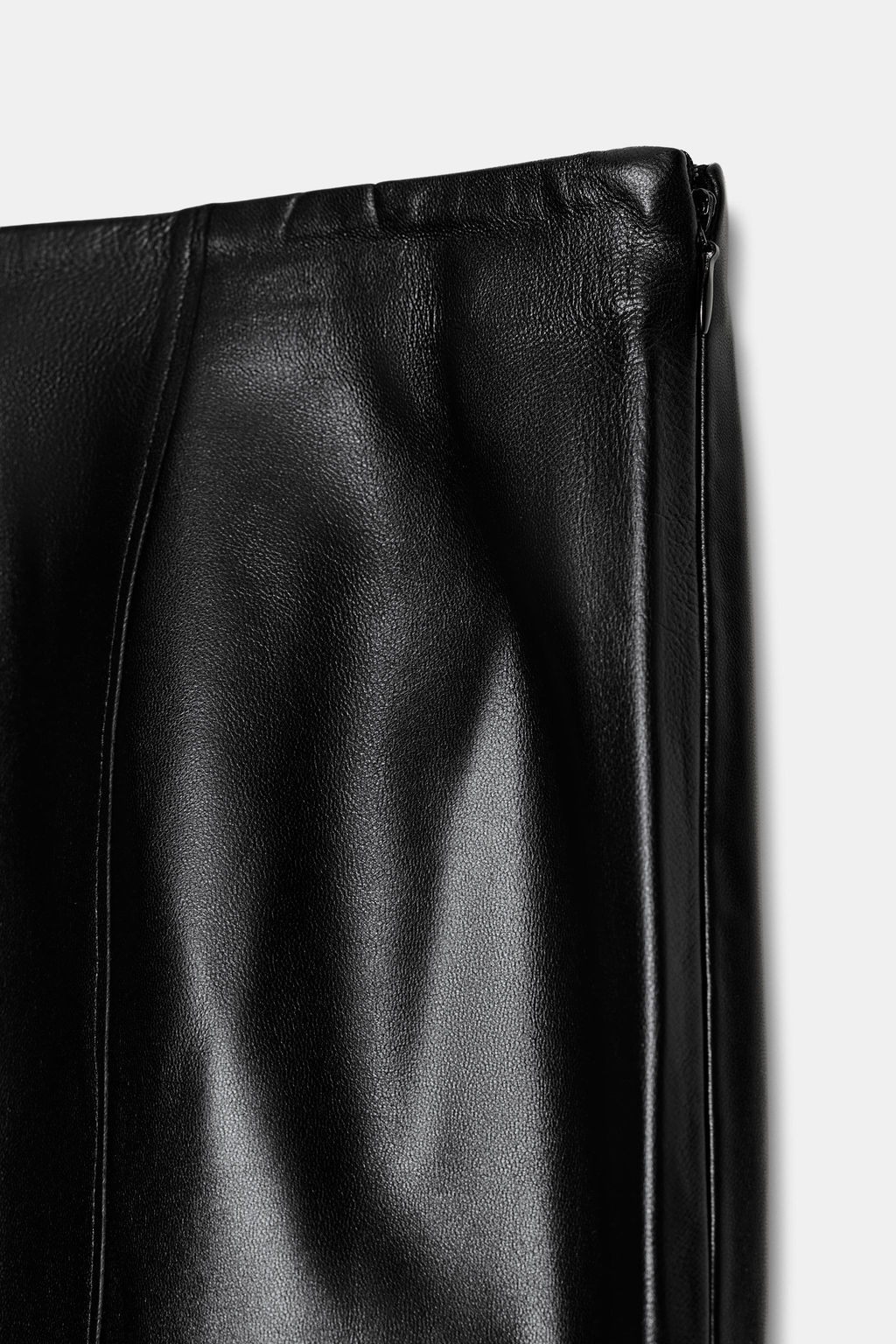 ZW COLLECTION LIMITED EDITION 100% LEATHER SKIRT - Zara фото 5