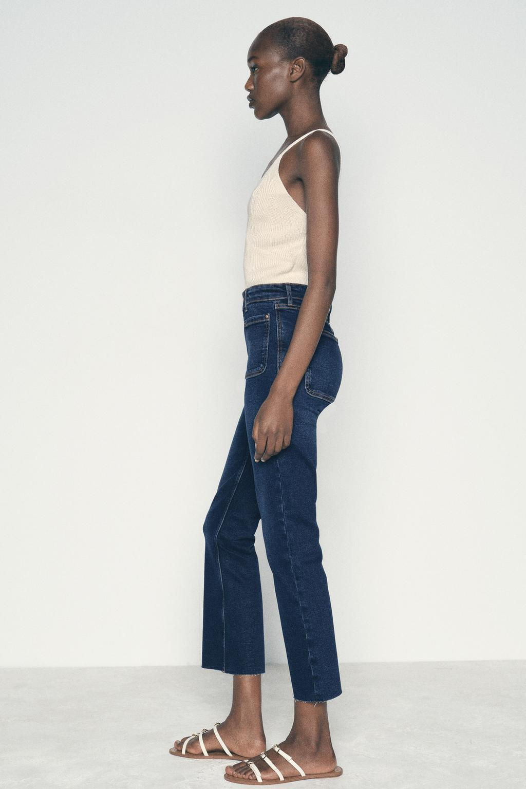 Z1975 HIGH-WAIST MINI FLARE JEANS - Zara фото 3