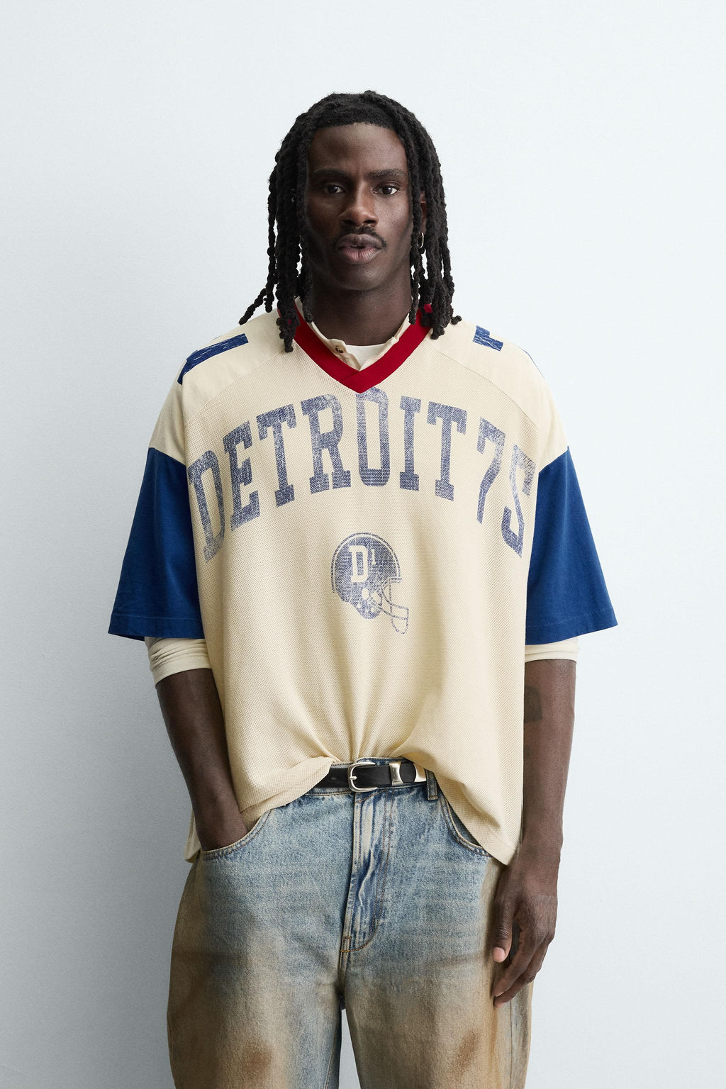 RETRO VARSITY T-SHIRT - Zara фото 2