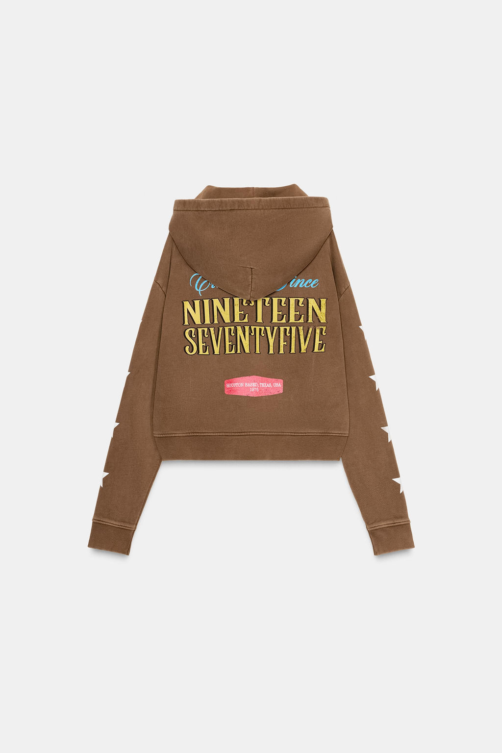 SLOGAN PRINT HOODIE - Zara фото 8