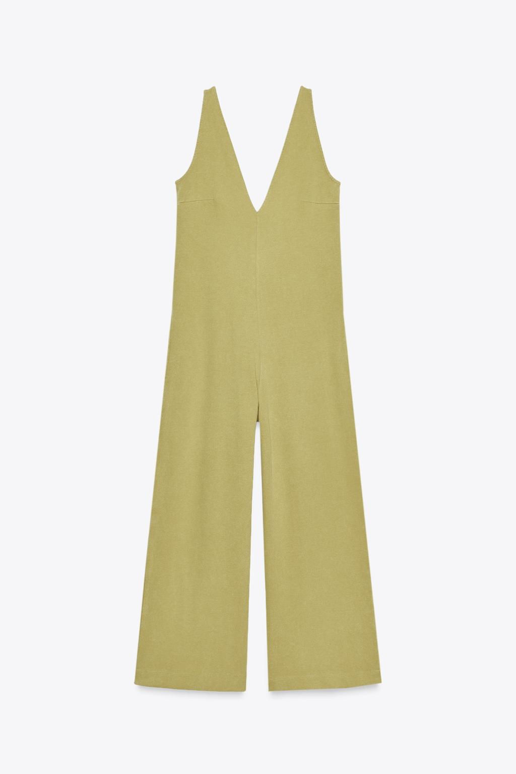 WASHED INTERLOCK JUMPSUIT - Zara фото 6