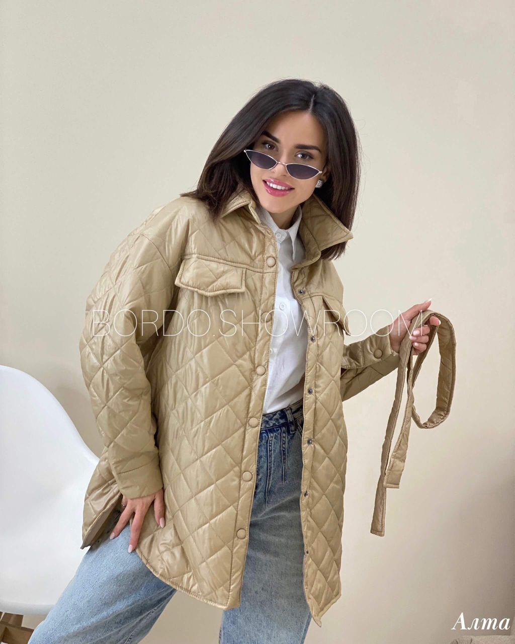 Куртка Алта (бежевый) - Nadi bordo фото 5