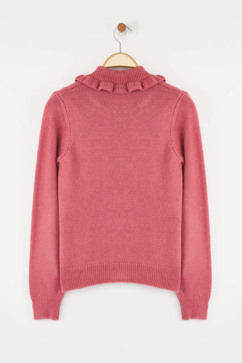 Gul Kurusu Yumusak Dokulu Yakas? F?rf?rl? Metal Dugme Detayl? Triko H?rka TWOAW26HI00106 - Trendyolmilla фото 8