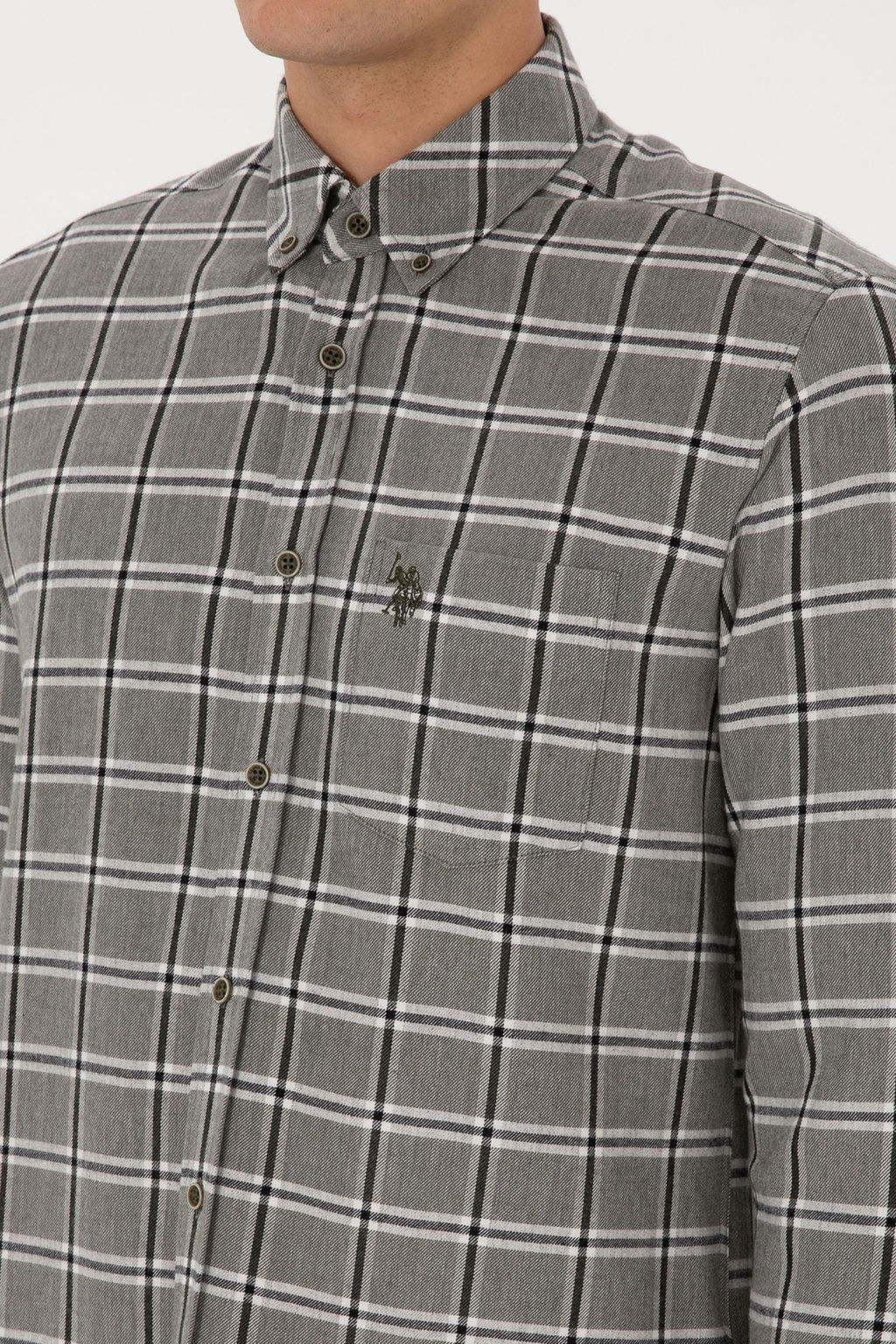 Erkek Koyu Ye_il Uzun Kollu G_mlek - U.s. polo assn фото 7