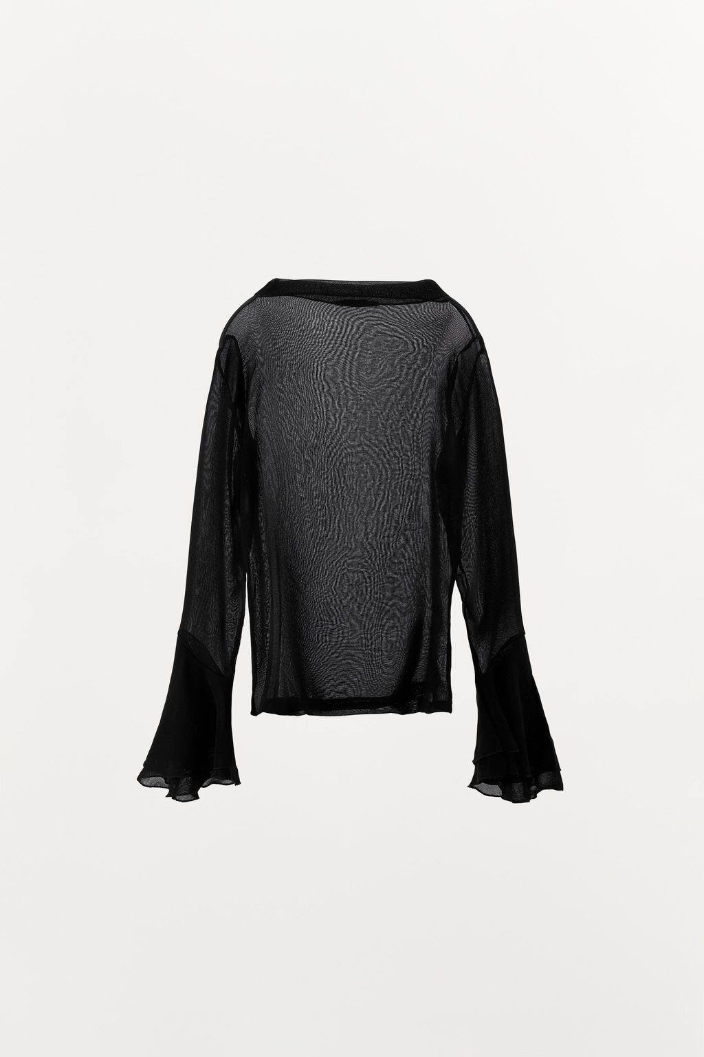 RUFFLED CONTRAST TOP - Zara фото 7