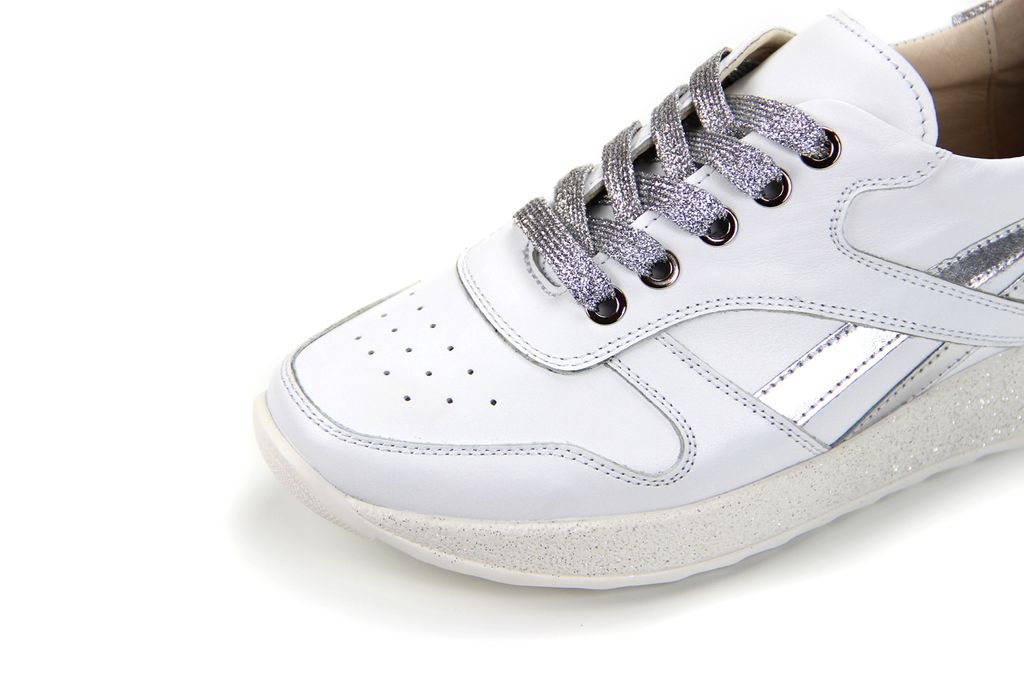 Кроссовки EDART 132.157 w.white.silver  фото 8