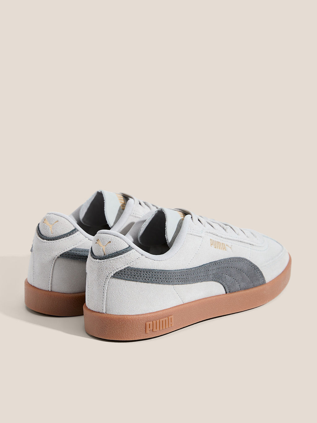 Кеды PUMA Puma Club II Era Suede Артикул 4588523, светло-серый