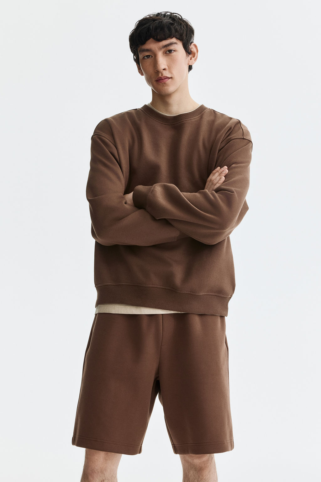 Pantal?n corto interlock Relaxed Fit - H&m фото 6