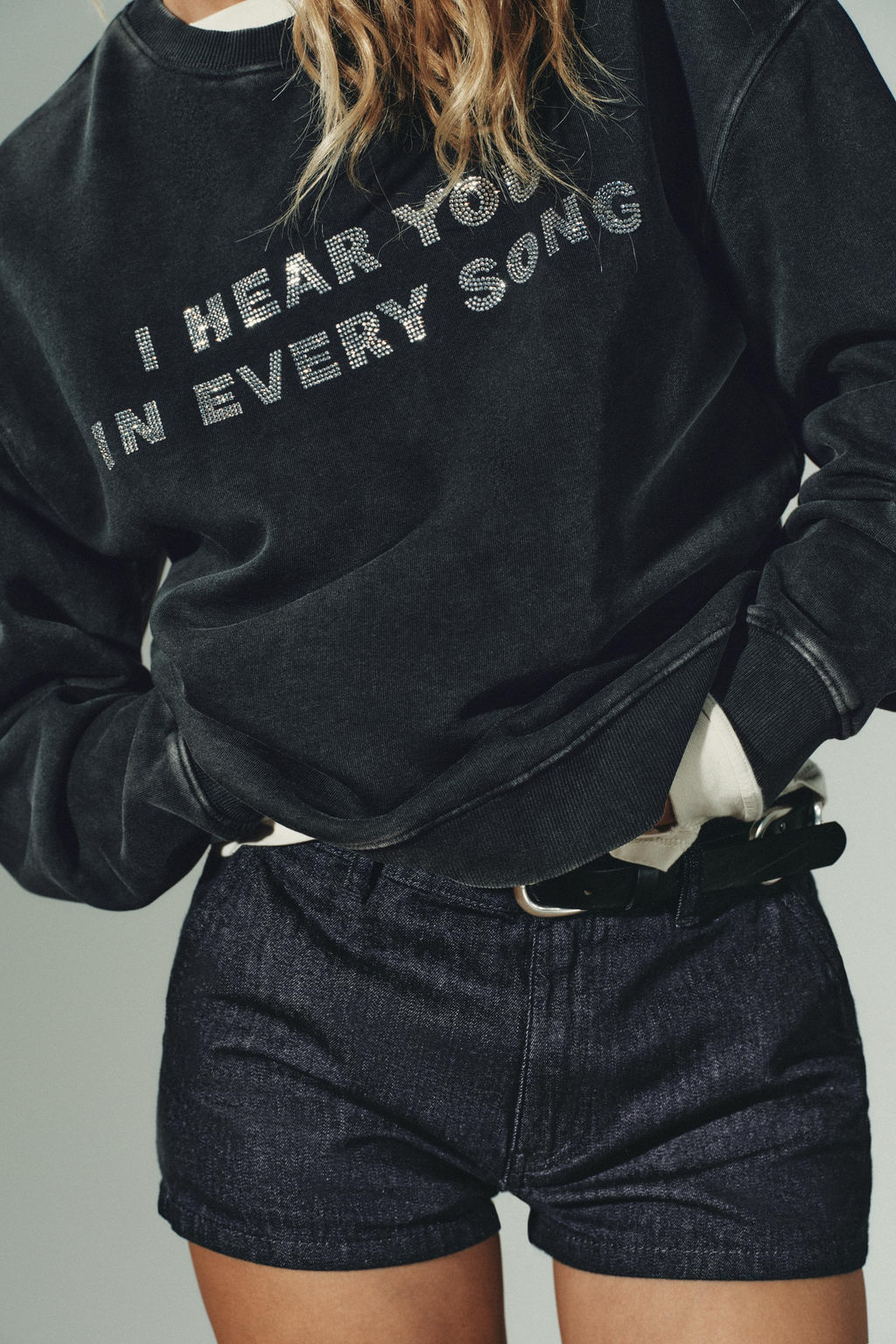 WASHED SLOGAN SWEATSHIRT - Zara фото 3
