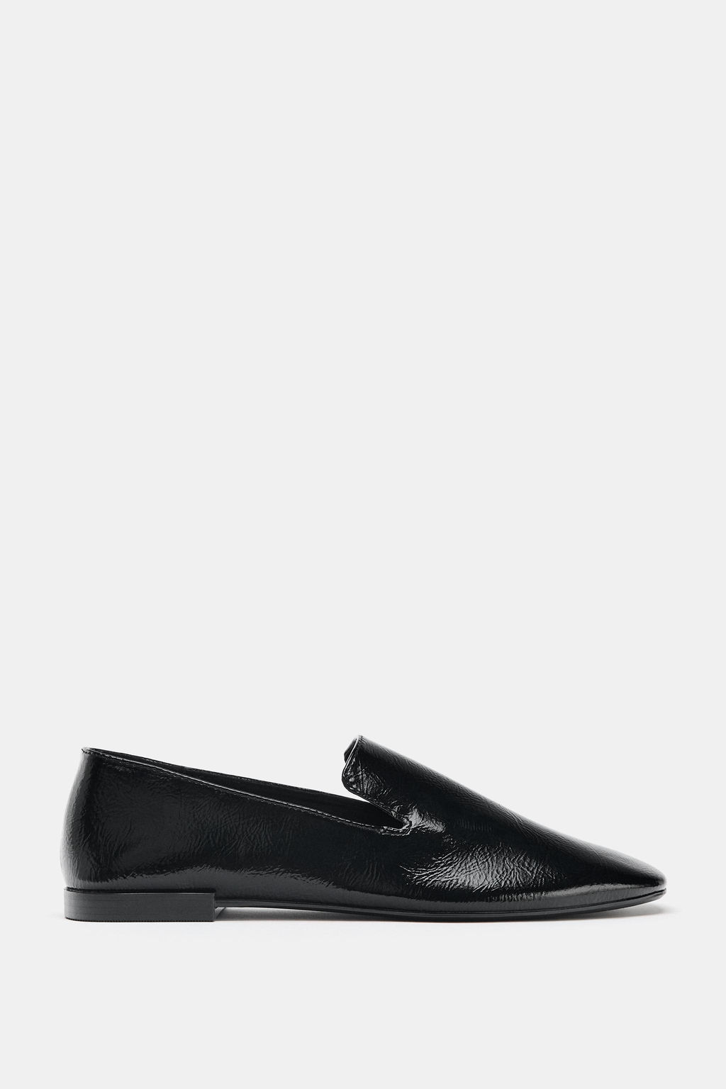 PATENT-EFFECT LOAFERS - Zara фото 6