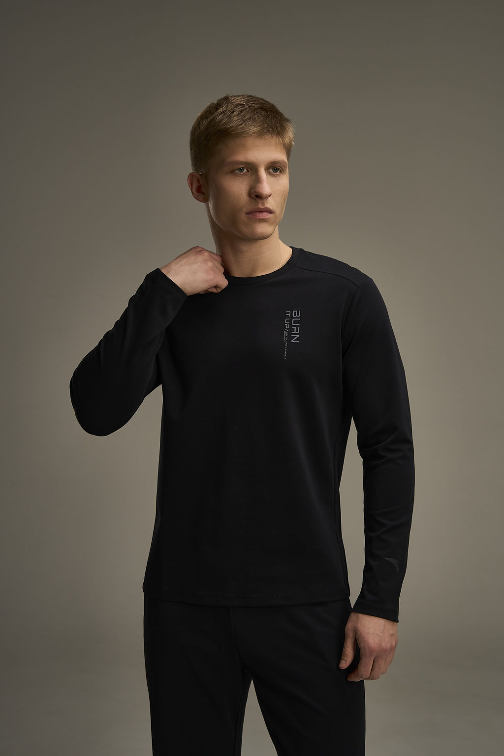 Лонгслив Черный - Anta фото 3