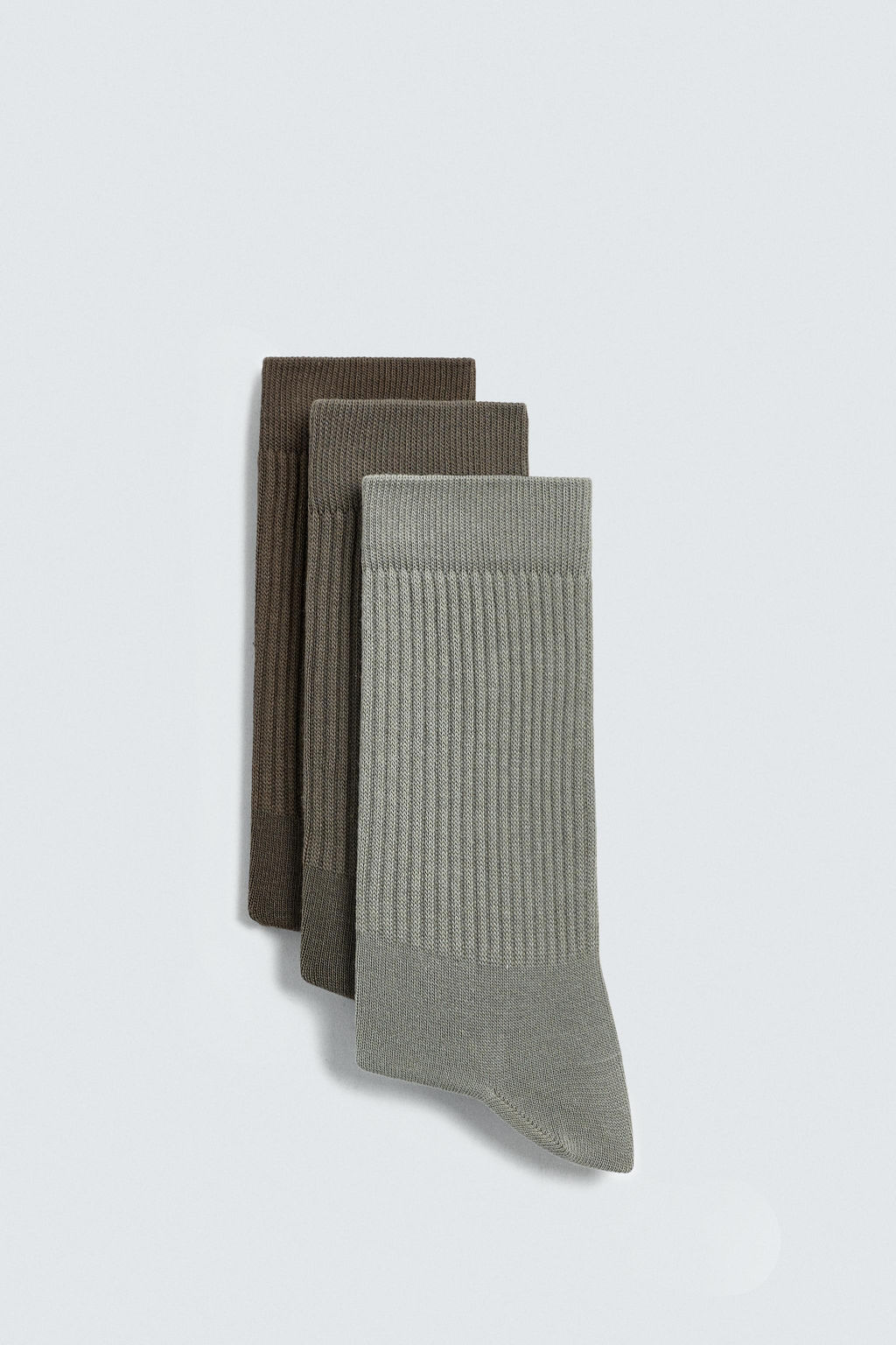 3-PACK OF RIBBED SOCKS