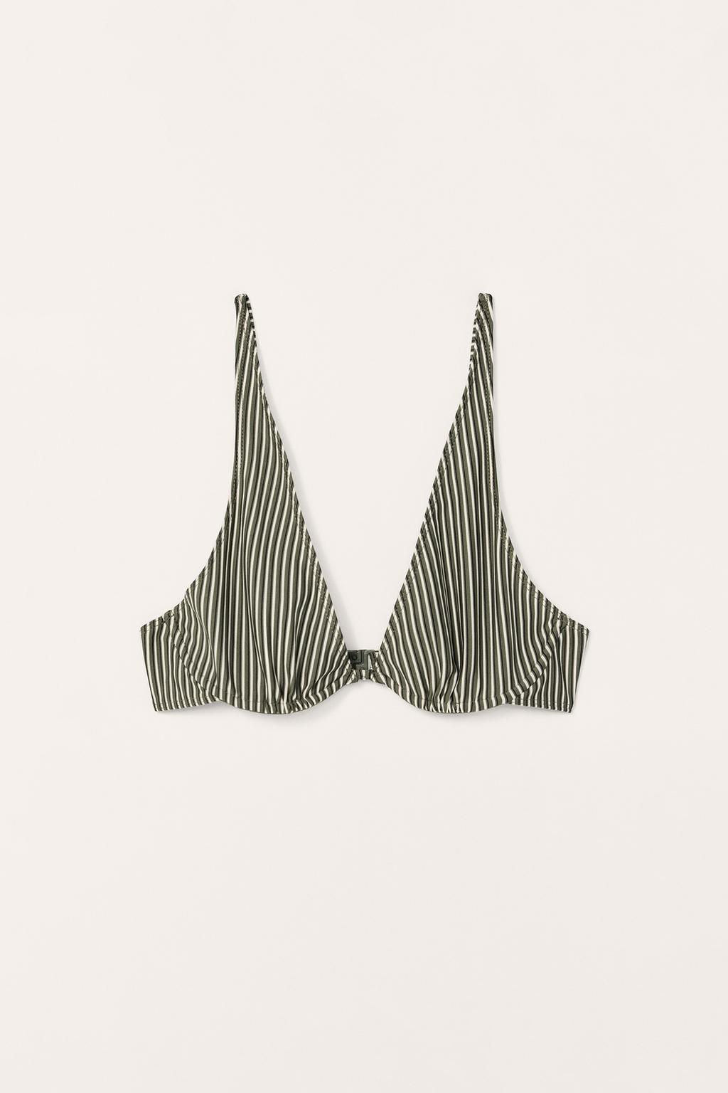 STRIPED LIMITED EDITION BIKINI TOP - Zara фото 3