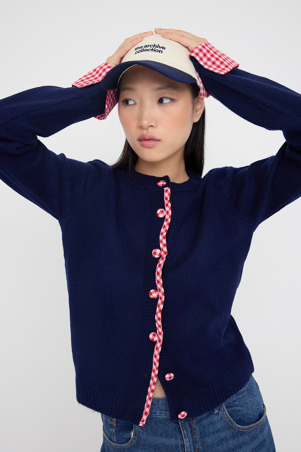 Teen Lacivert Yumusak Dokulu Gomlek Garnili Triko H?rka TWOAW26HI00169