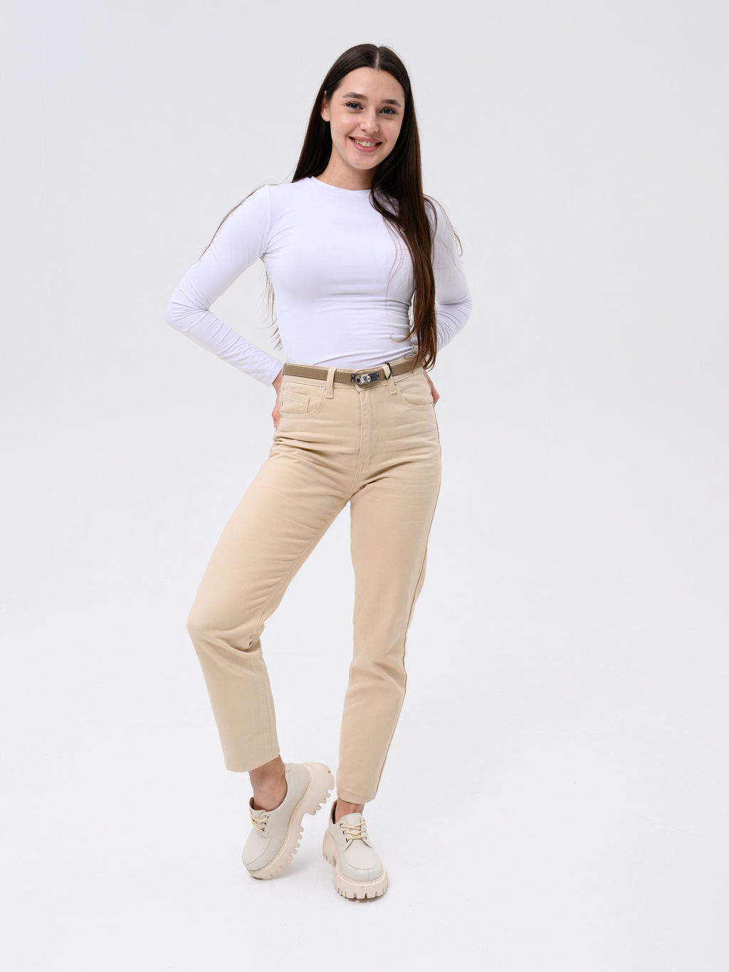 Туфли полуботинки 202.14728be. Бежевый-3