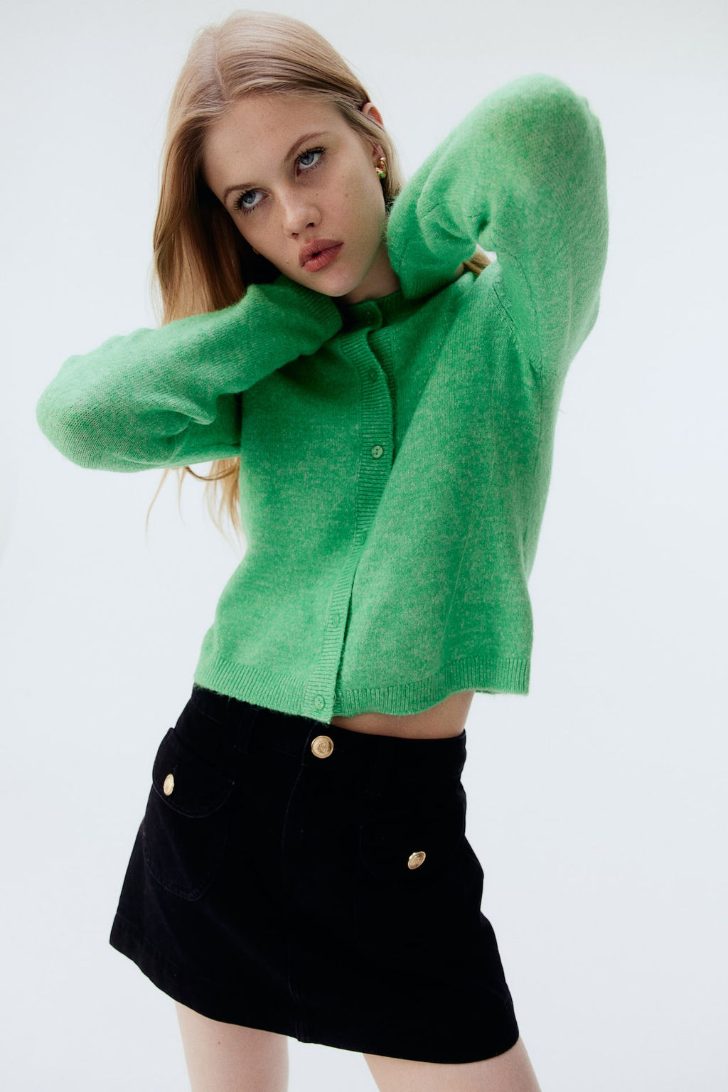 Cardigan de punto fino - H&m фото 2