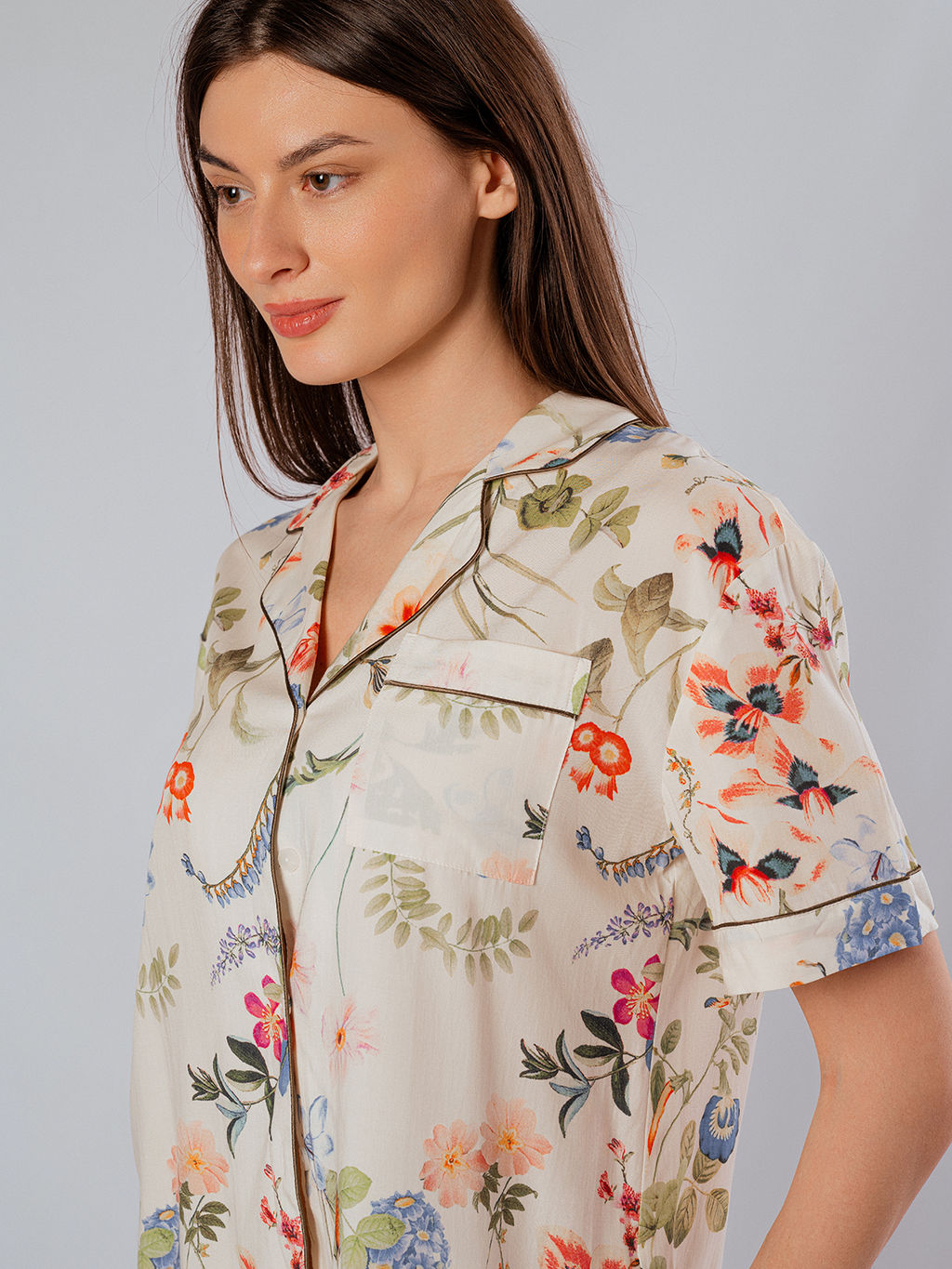 Пижама домашняя Indefini вискоза с тенселем  фото 7