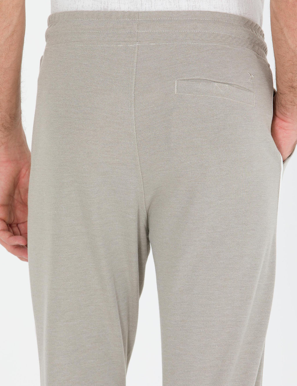 Бежевые спортивные штаны приталенного кроя New - Cacharel фото 7