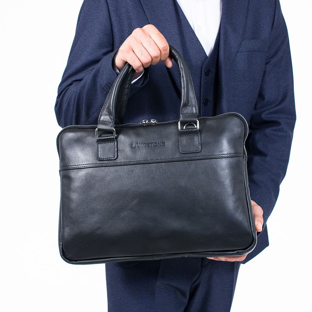 Деловая сумка для ноутбука Anson Black - Lakestone фото 11