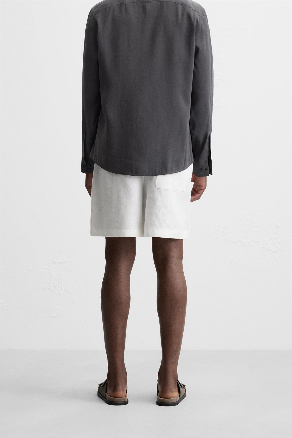 100% LINEN BERMUDA SHORTS - Zara фото 3