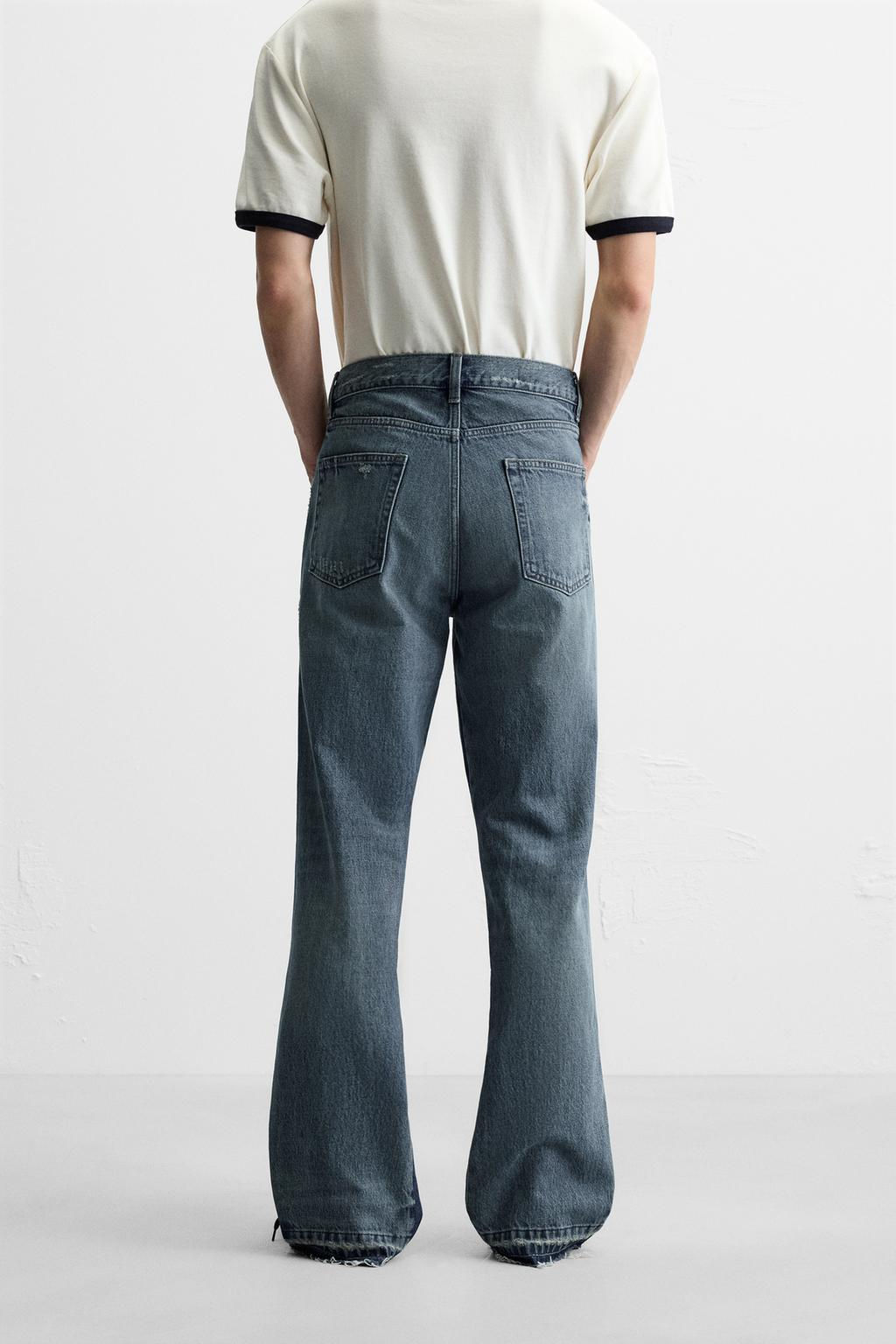PATCHWORK FLARE FIT JEANS - Zara фото 3