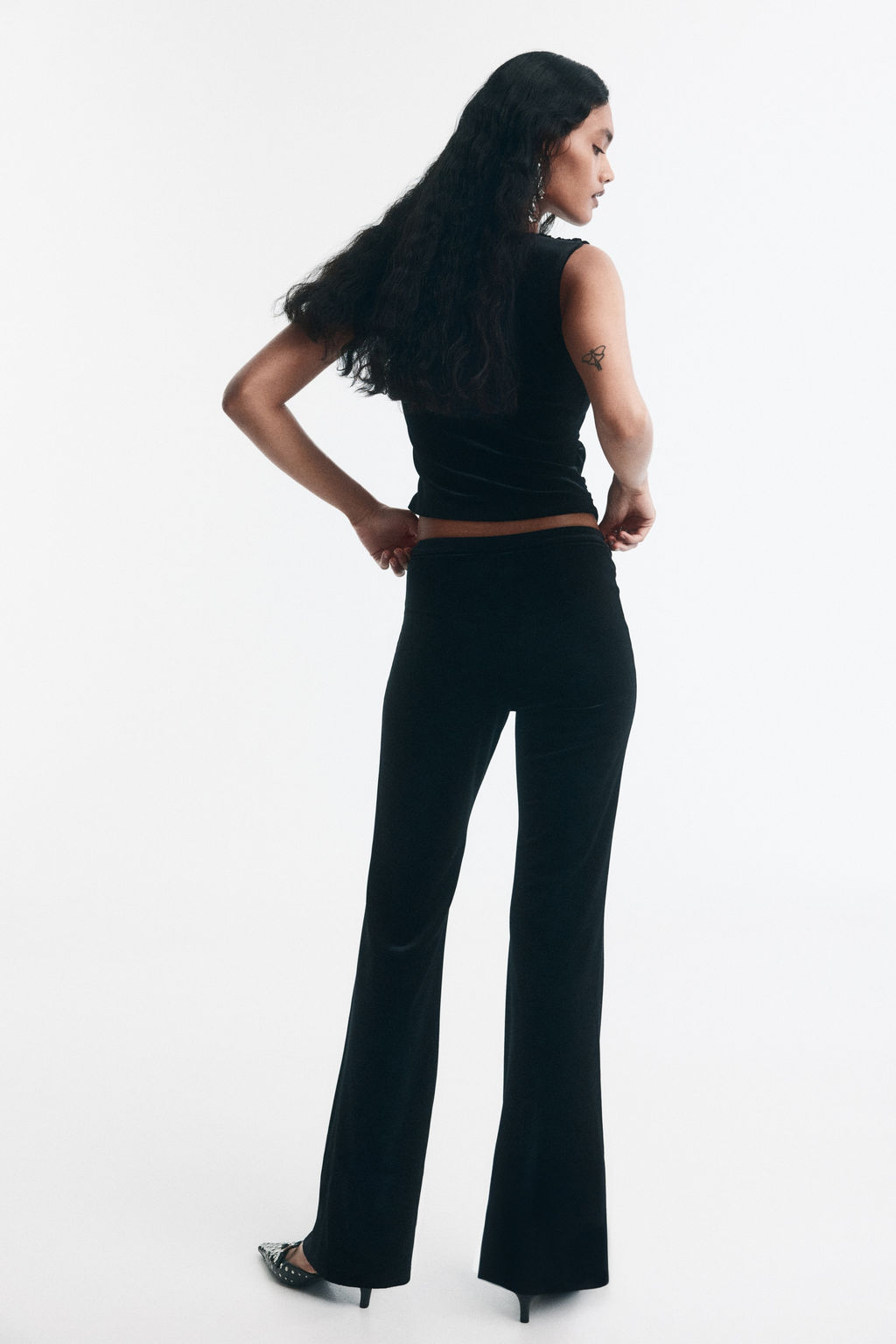 Top drapeado en velour - H&m фото 4