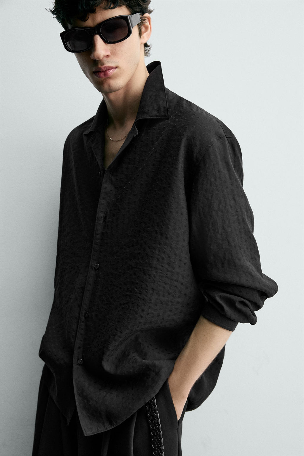 JACQUARD POLKA DOT SHIRT - Zara фото 14