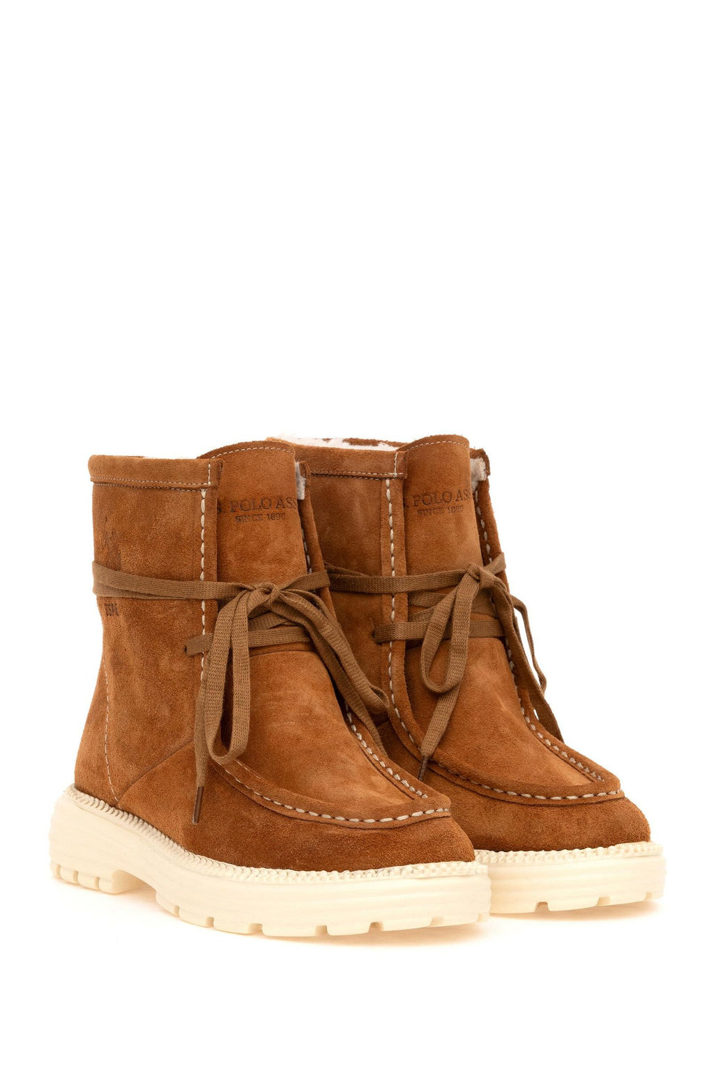 U. S. Polo Assn / Женские светло-коричневые ботинки - U.s. polo assn фото 6